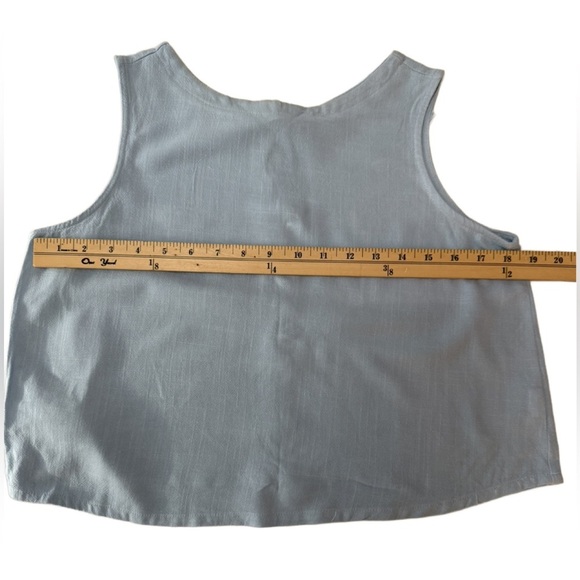 Anrabess Light Blue Linen 2 piece Outfit size Small - Picture 5 of 9